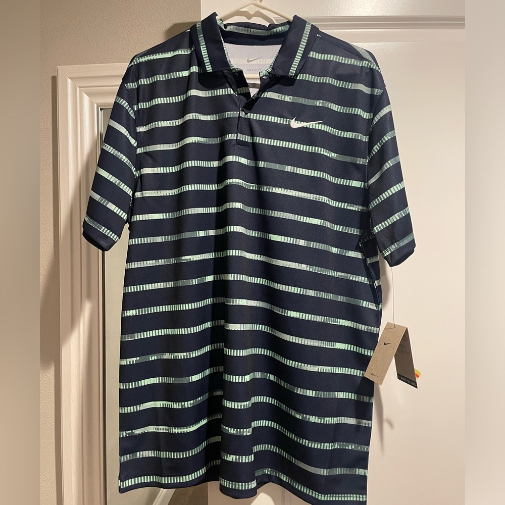 NWT Men’s Nike Size L Dry Fit Gold Polo